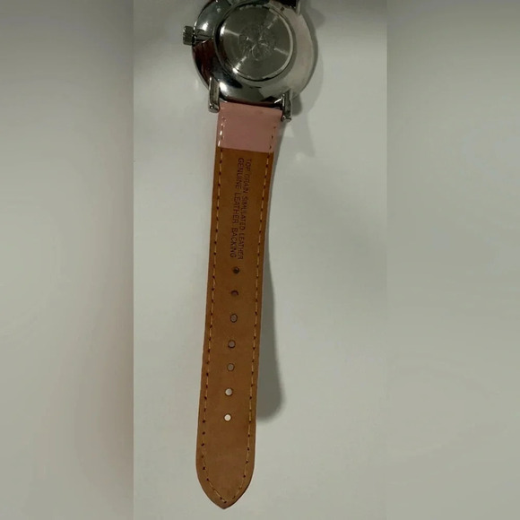 Anne Klein Womens Watch 38mm Oval Dial Pink Leather needs new Battery - Picture 7 of 10